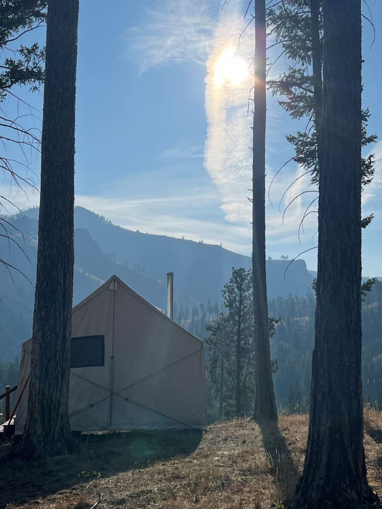 Vista desde la propiedad