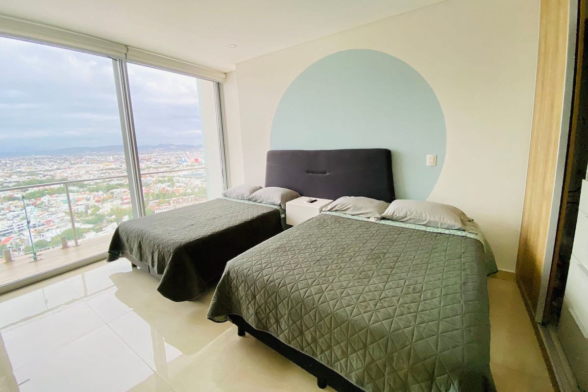 Panorama appartement | 3 slaapkamers, een strijkplank/strijkijzer, gratis wifi
