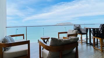 Apartemen Deluks | Tempat makan outdoor