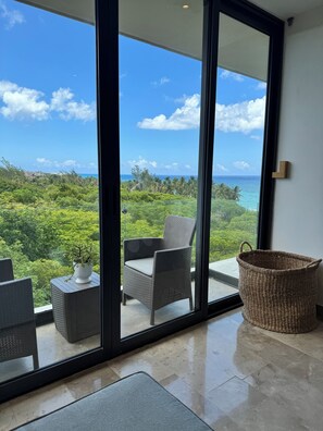 View from property - Charming 5th ave 2-bedroom condo ocean view (Playa del Carmen)