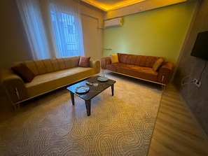 Luxury Apartment, City View | 1 bedroom, bed sheets, wheelchair access - Vast Apart Otel (Izmir)