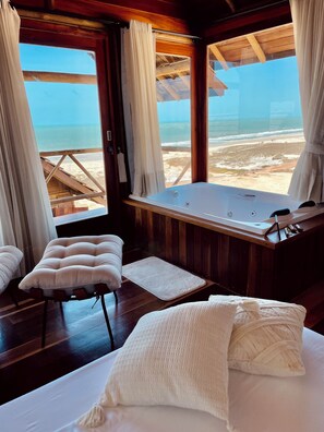 Honeymoon-Bungalow, Strandblick, Meerseite