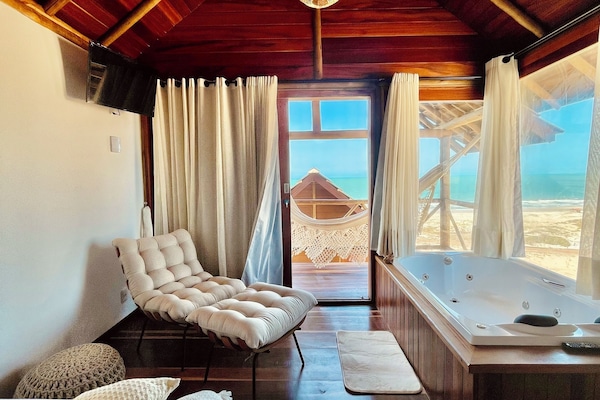 Honeymoon Bungalow, Beach View, Sea Facing | 1 bedroom, premium bedding, Select Comfort beds, individually decorated
