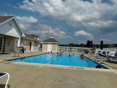 River Front 4-bedroom house with boat dock close to downtown St. Joseph. 