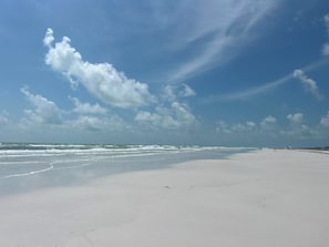 Sun-loungers, beach towels