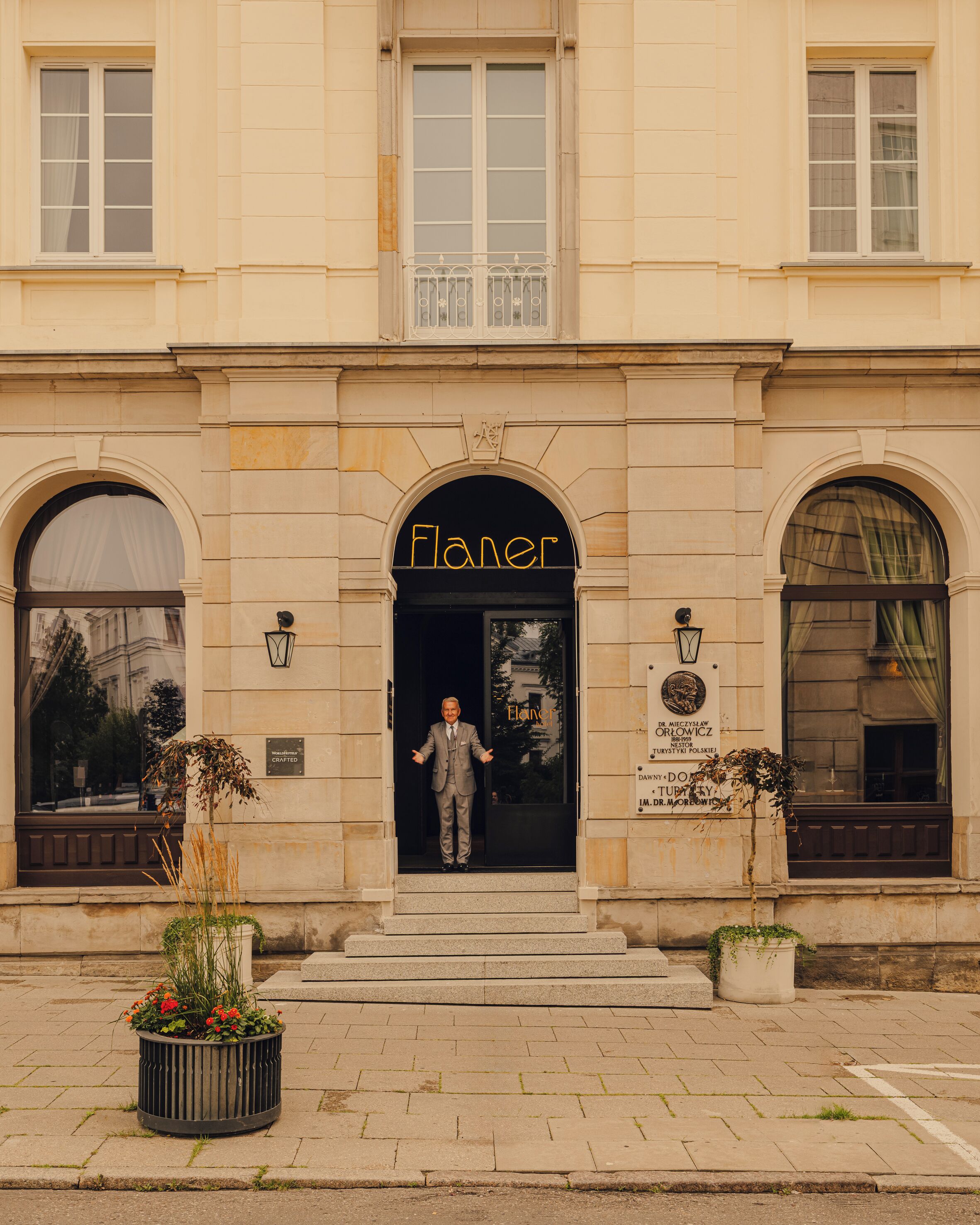 Facciata della struttura