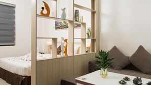Dobbeltrom for 1 person – comfort, bakgårdsutsikt