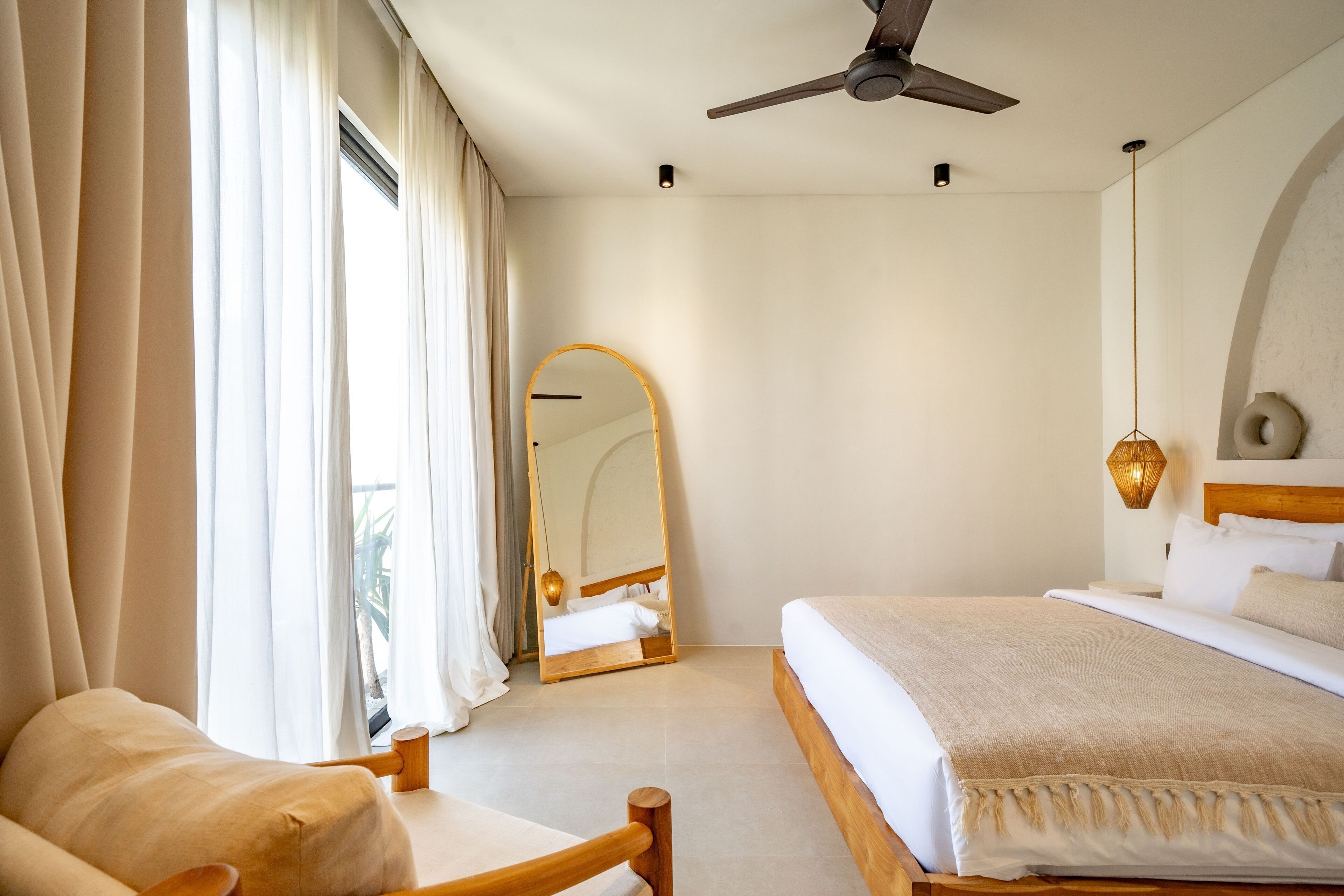 Vila, 2 kamar tidur, patio, pemandangan kolam renang | 2 kamar tidur, seprai katun Mesir, seprai premium, dan brankas