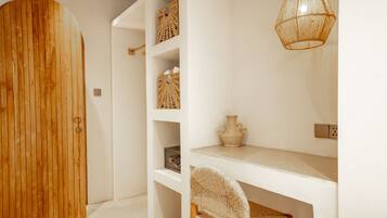 Villa, 2 Bedrooms, Patio, Pool View | 2 bedrooms, Egyptian cotton sheets, premium bedding, in-room safe