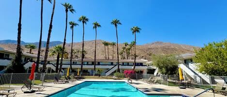 Una piscina riscaldata