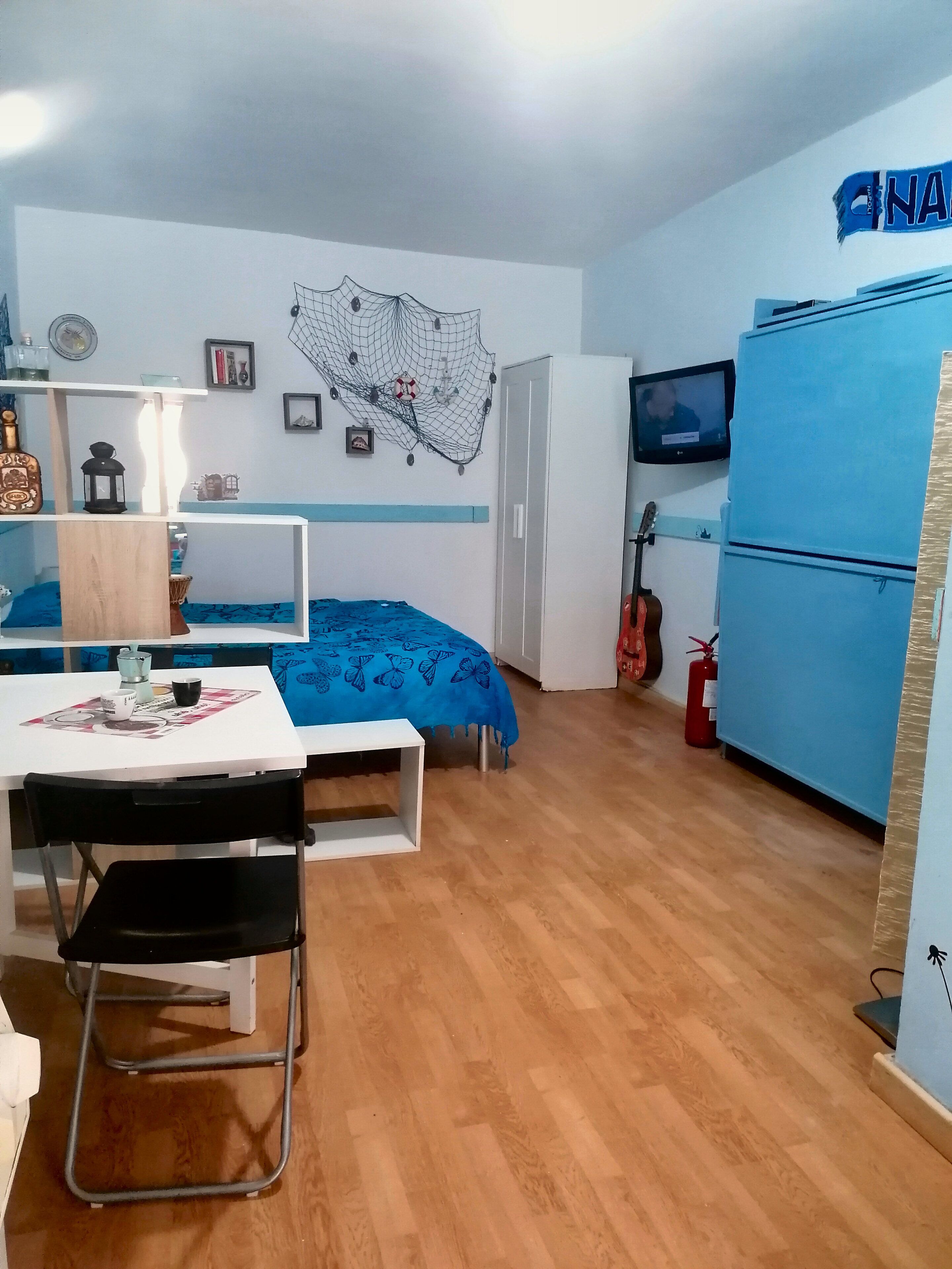 Estudio, 1 habitación, balcón, vista a la ciudad | 1 habitación 