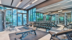 Apartment, 1 Schlafzimmer, barrierefrei | Fitnessbereich