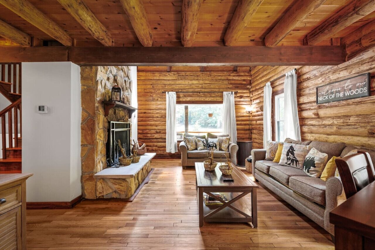 Smart TV, foosball, books, music library