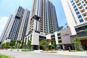 Majoituspaikan julkisivu