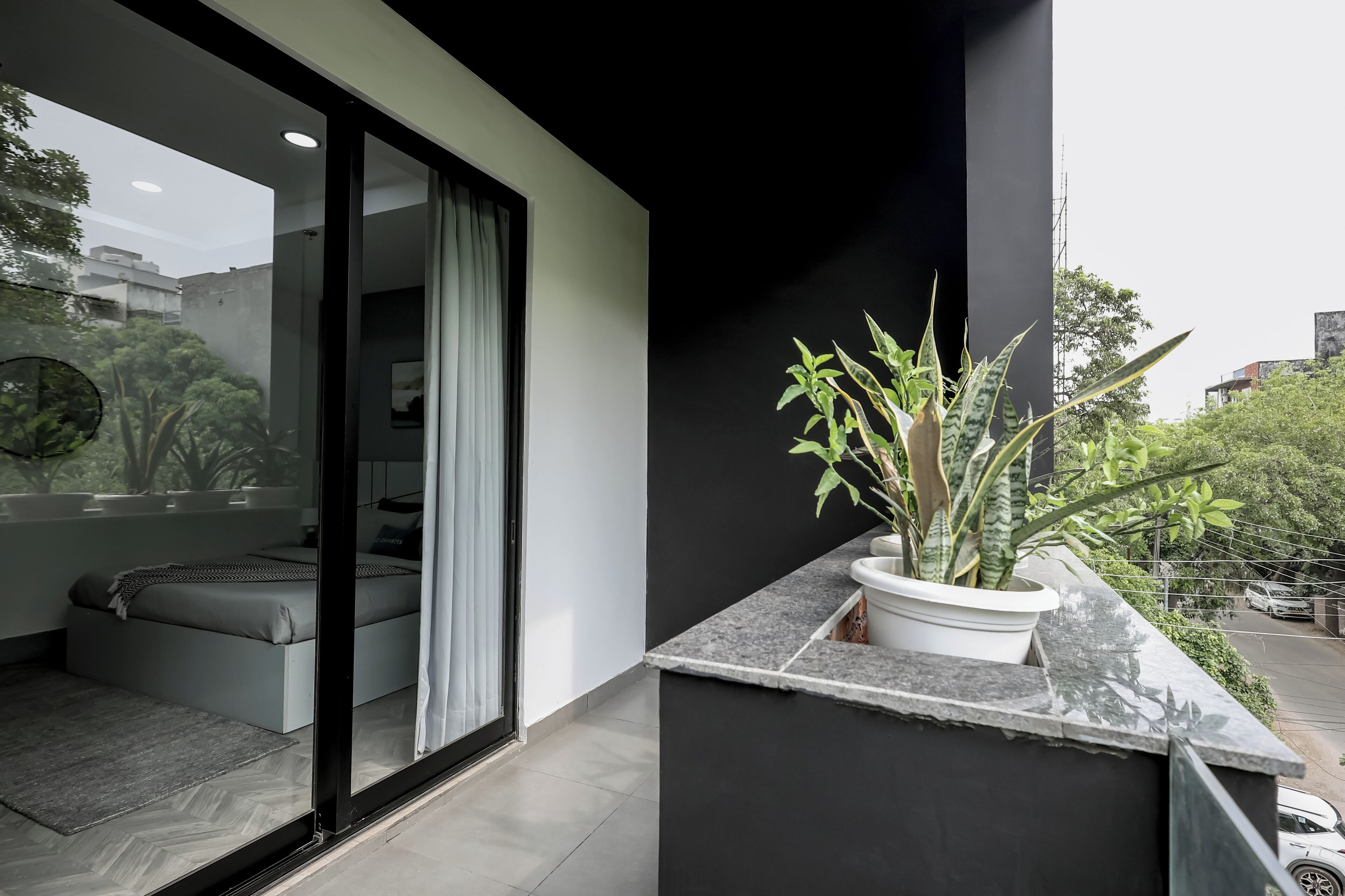 Chambre Luxe, balcon, vue ville | Vue depuis le balcon