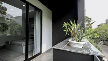 Chambre Luxe, balcon, vue ville | Vue depuis le balcon