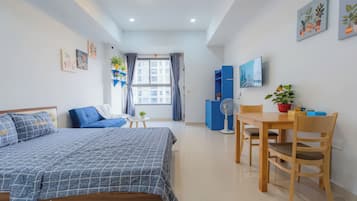 Studio Superior, 1 giường cỡ queen, bếp, quang cảnh thành phố | Quang cảnh thành phố