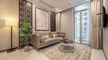 Superior Apartment, 1 Bedroom, Kitchen, City View | City view