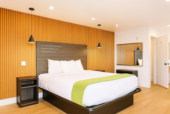 Habitación individual Deluxe, 1 cama King size | Escritorio, espacio para trabajar con laptop y wifi gratis