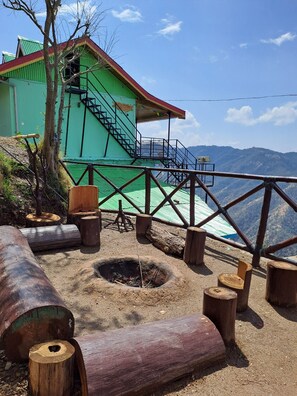 Overnatningsstedets område