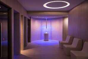 Salle de soins pour les couples, sauna, spa, bain de vapeur