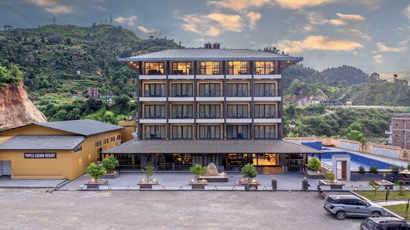 Façade de l’hébergement