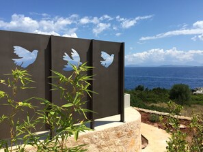 Property grounds - Casa di GIO sea front stone property, private pool, Fiscardo 500 m (Borgo Fiskardo)