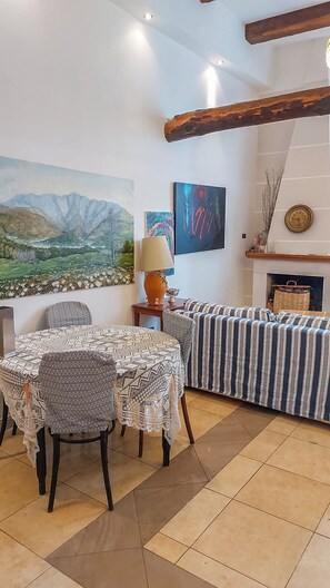 Apartament, 1 dormitori, vistes a la piscina | Sala d'estar