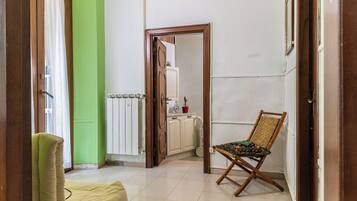 Apartment, 1 Bedroom, Terrace | Bathroom | Shower, bidet, towels