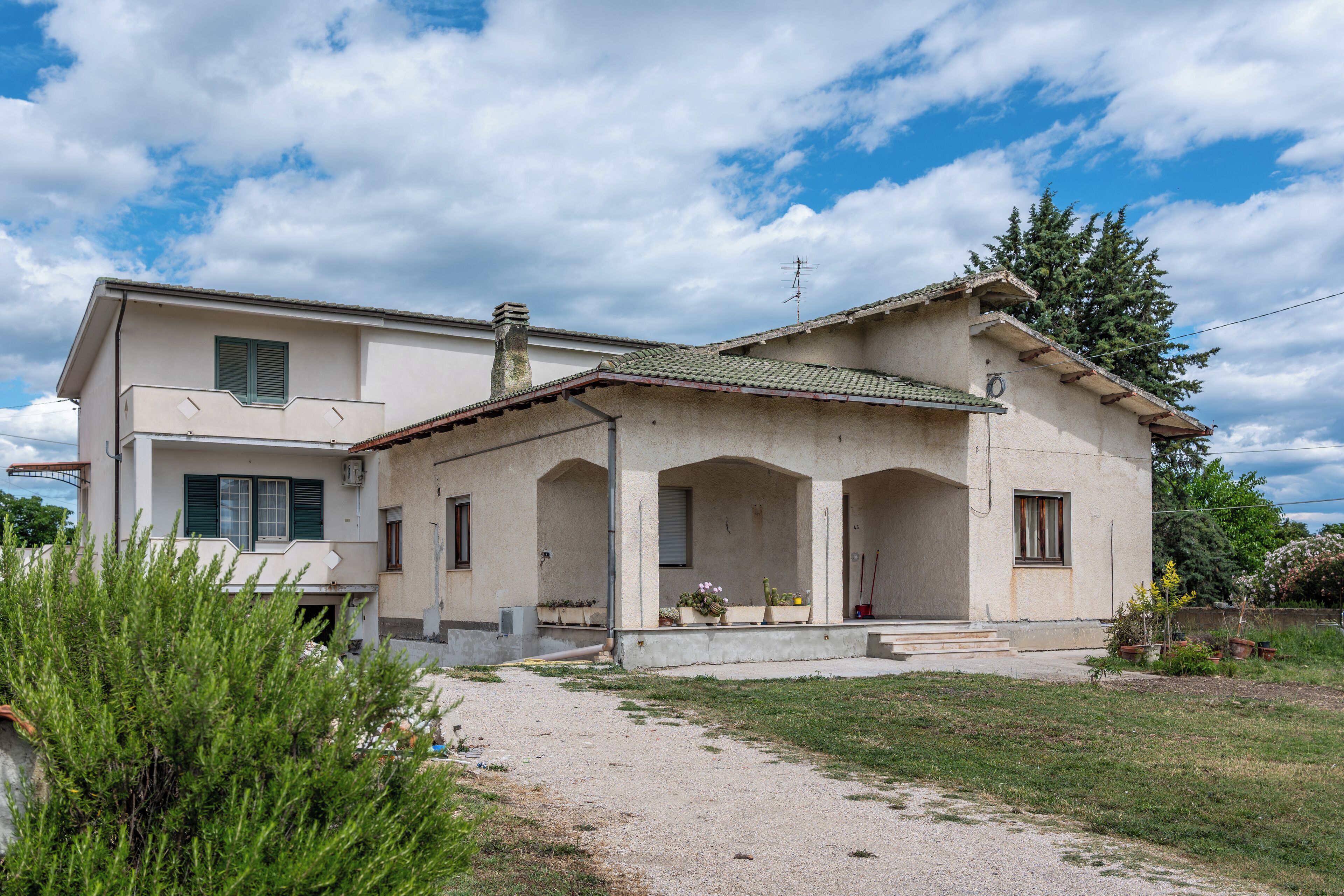 Facciata della struttura