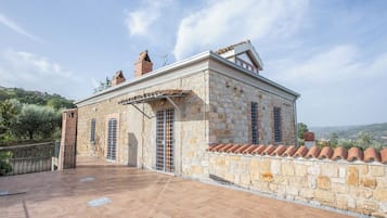 A szálláshely homlokzata