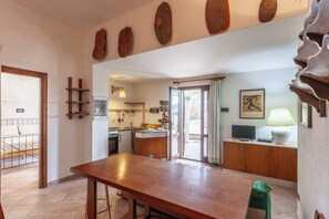 Apartment, 2 Bedrooms, Patio | Living area - Sa Domo e Aurelia (San Teodoro)