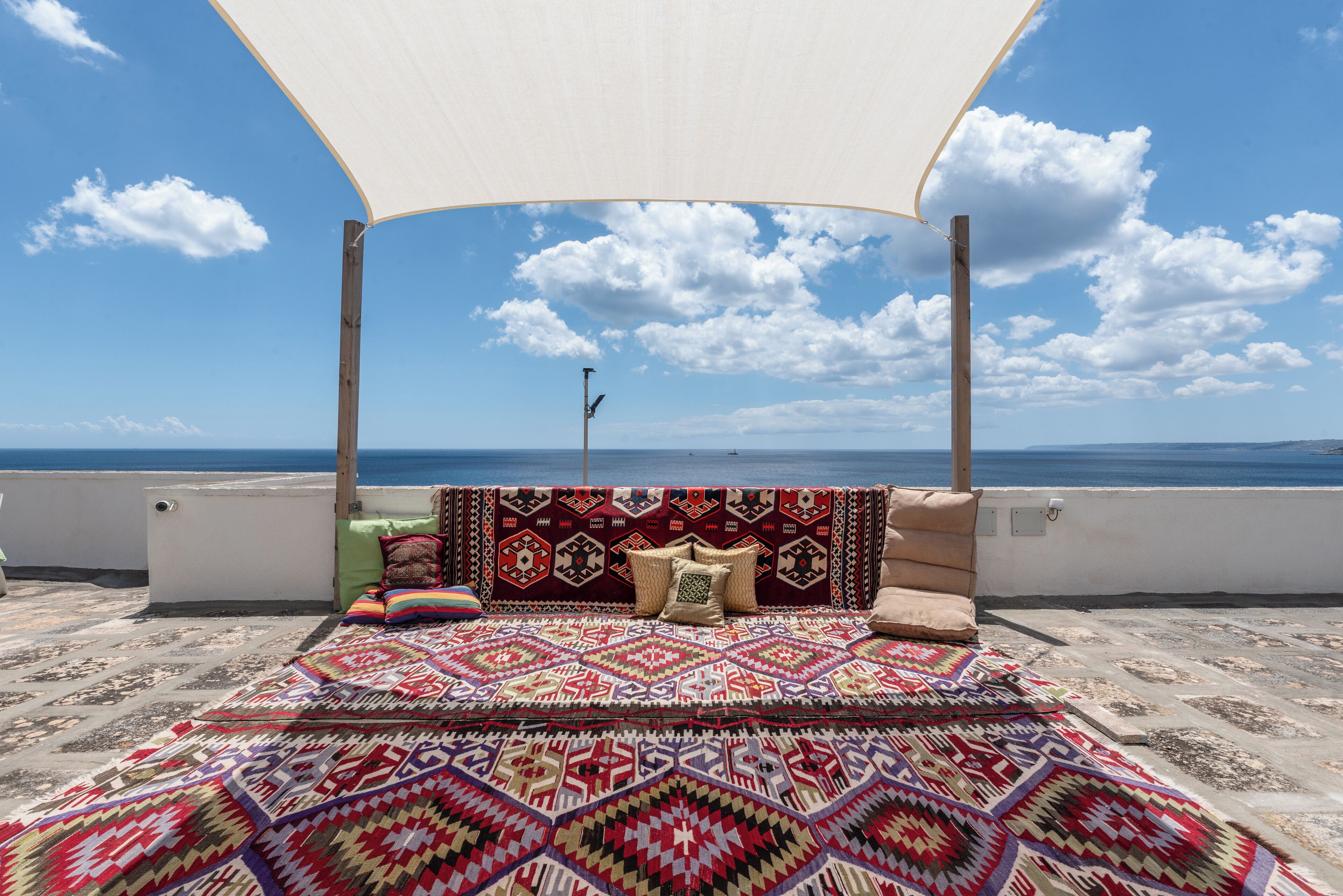 Appartamento, 2 camere da letto, terrazzo, vista mare | Terrazza/patio