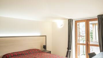 Lägenhet - 1 sovrum - balkong | 1 sovrum, skrivbord och gratis wi-fi