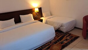 Chambre Triple Classique, balcon, vue plage