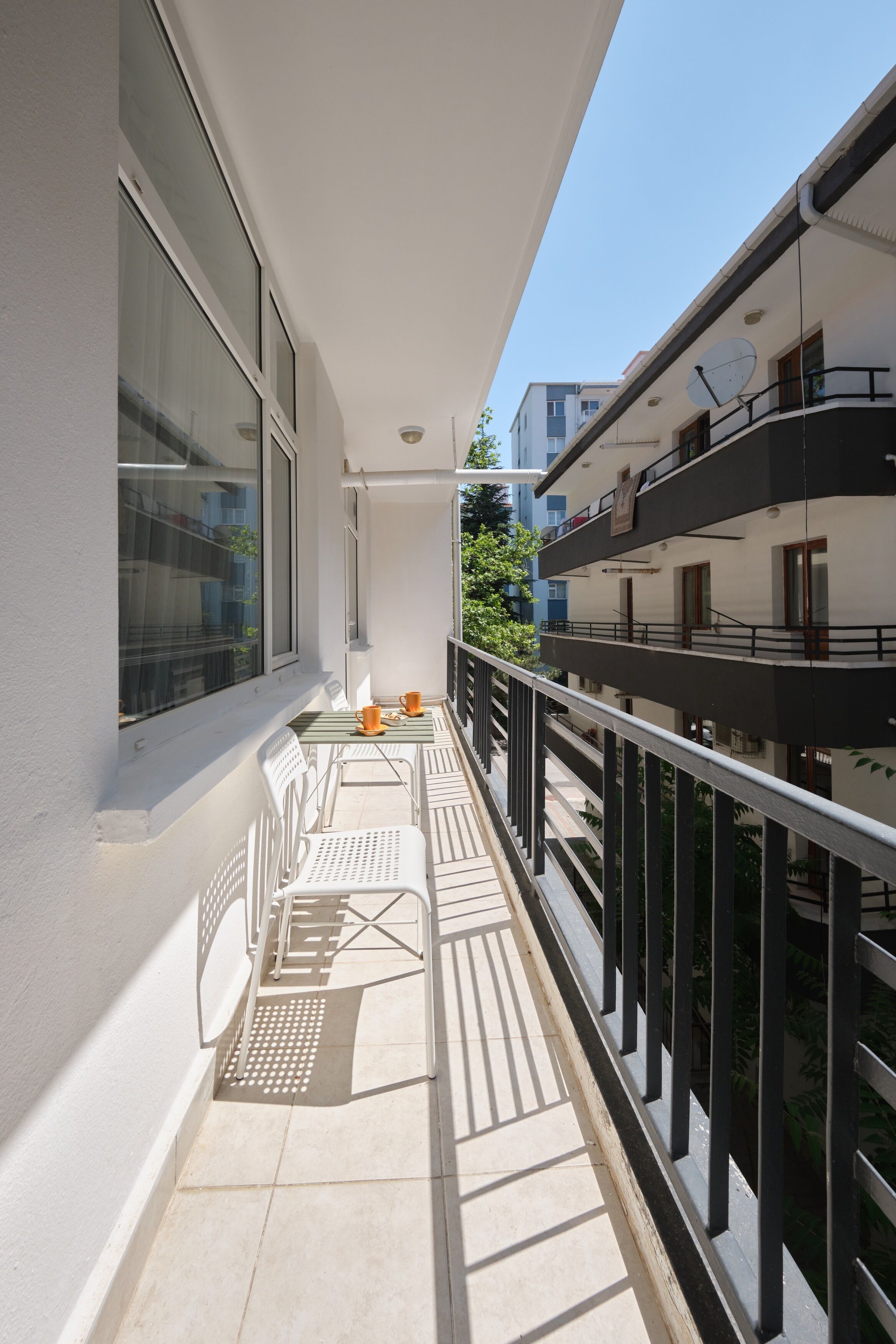 Luksusleilighet, 3 soverom, byutsikt | Terrasse/patio