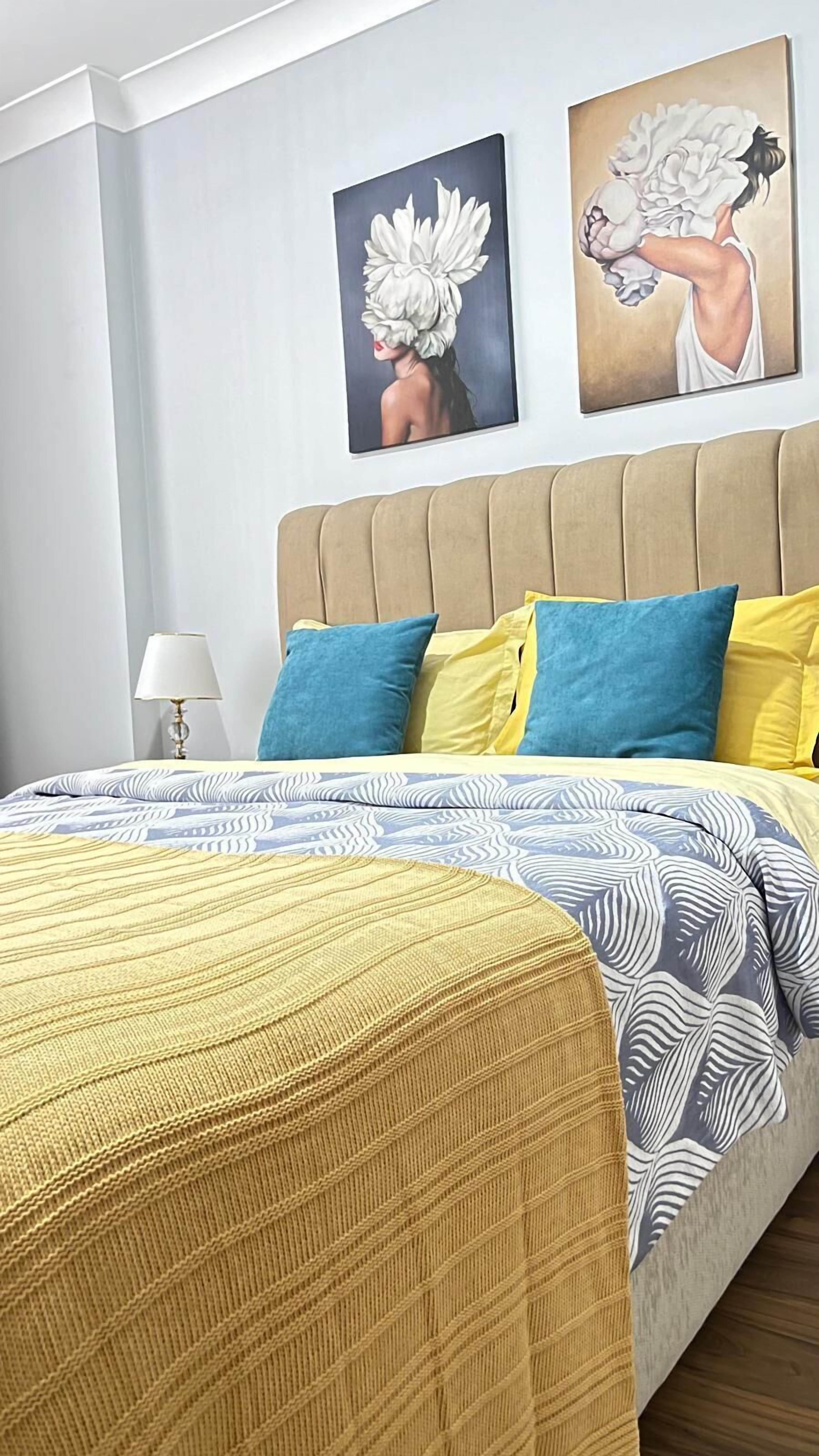 Apartamento Confort, vistas al jardín | Ropa de cama de alta calidad y escritorio