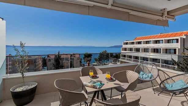 Terrace/patio - Luxurious Apartment Jelena App 8. Hvar (Makarska)