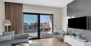 Living area - Luxurious Apartment JelenaApp 5. Korcula (Makarska)