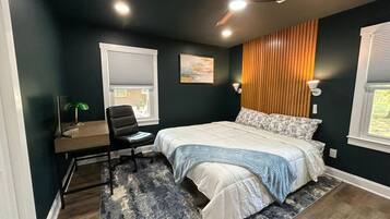 Luxury Bungalow, 3 Bedrooms, Kitchen | 3 bedrooms, desk, laptop workspace, iron/ironing board