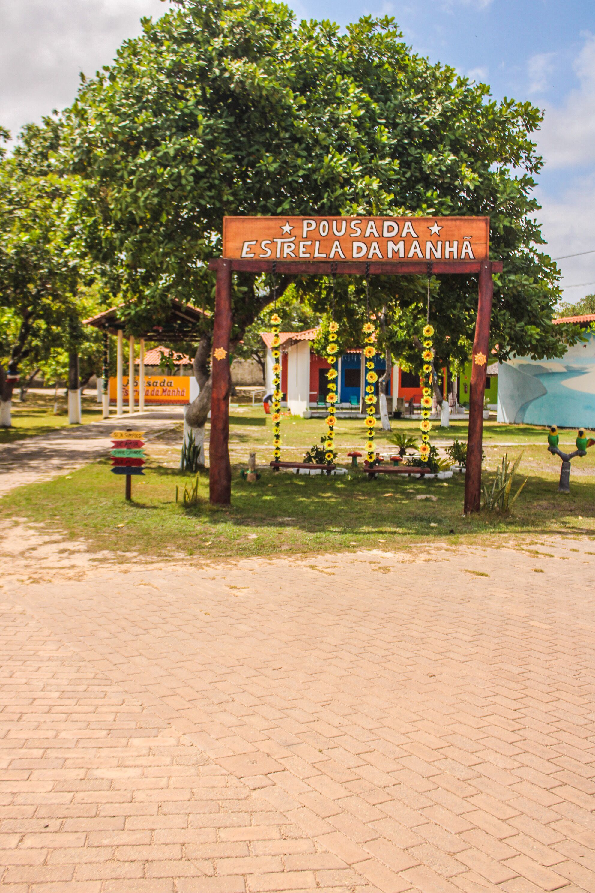 Majoituspaikan julkisivu