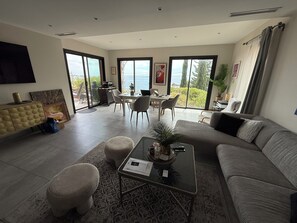 Smart TV, books, music library, printers