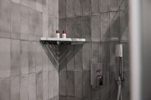 Deluxe Double or Twin Room, Balcony, City View | Bathroom | Shower, hair dryer, slippers, towels