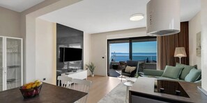 Living area - Luxurious Apartment Jelena App 10. Cres (Makarska)
