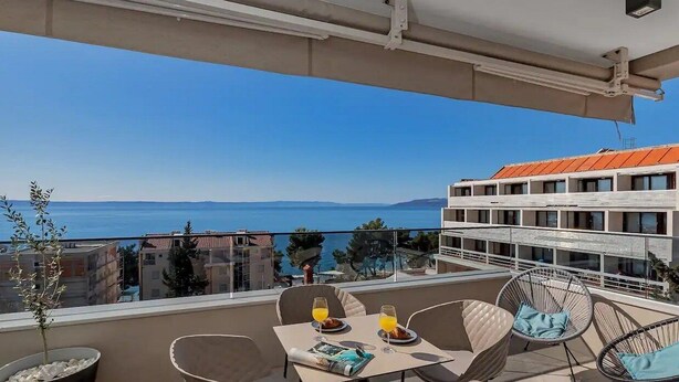 Terrace/patio - Luxurious Apartment Jelena App 10. Cres (Makarska)