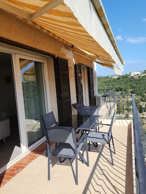 Terrace/patio - Coquet 3 Pièces vue mer (Cagnes-sur-Mer)