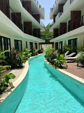 Pool - New Studio p/2, swimming pools, private balcony, roof top (Tulum)