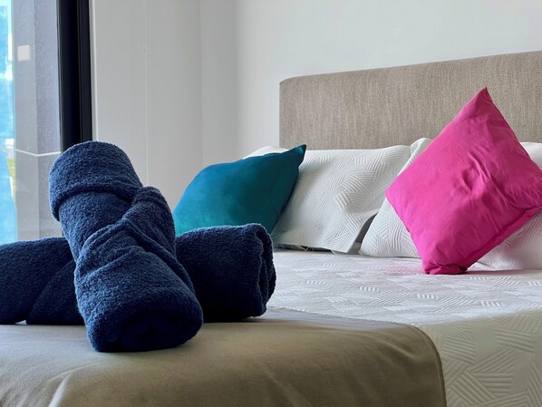 1 bedroom, WiFi, bed sheets - New Studio p/3, pool, near the beach+5th Av. (Playa del Carmen)