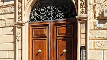 Façana frontal de l'allotjament