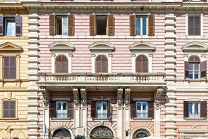 Overnatningsstedets facade